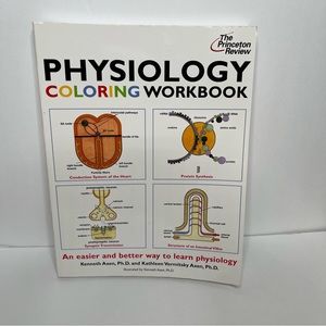 The Princeton Review Physiology Coloring Workbook paperback ISBN 9780679778509